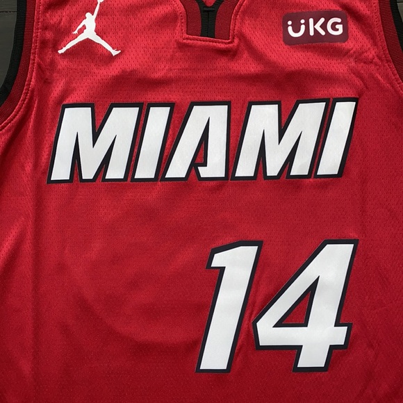 Miami Heat #14 Tyler Herro Red Jersey - Picture 3 of 8
